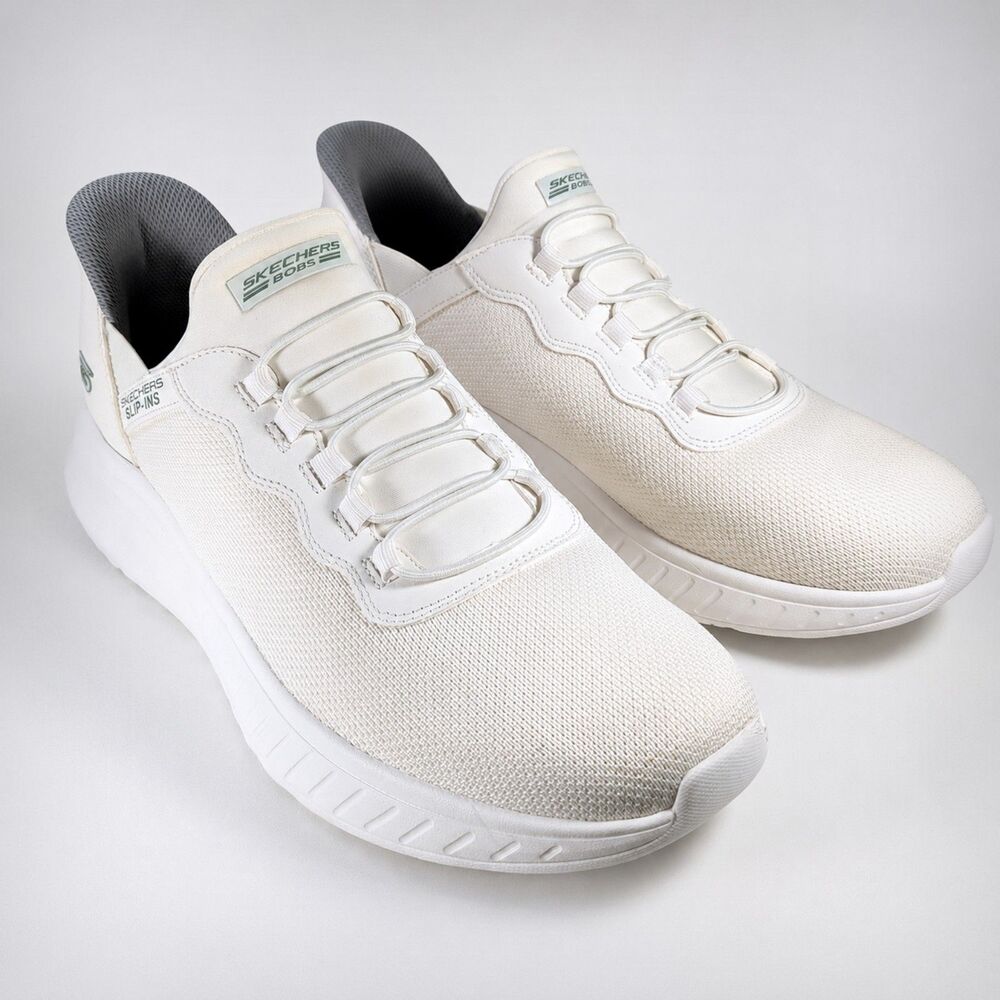 Skechers BOBS Slip-ins Men’s Size 11 Off White Memory Foam Comfort Sneakers
